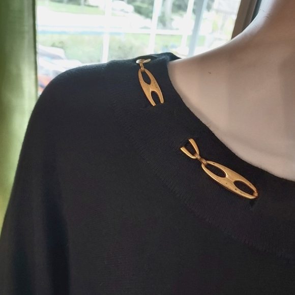 Cashmere Ladies Vintage Black Sweater with tags removed: Size L. - Picture 7 of 14